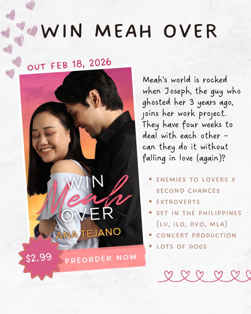 itstimeana's tweet photo. And don’t forget to pre-order Win Meah Over ☀️ - https://t.co/uVBjrIOOhS
(Yes all my MC’s names are on the titles 🥰)
#RomanceClass https://t.co/lqVP9IwwYn