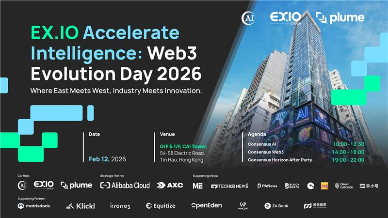🔥 Consensus 2026 Hong Kong highlight

AXC Labs is joining <a href="/EXIO_HK/">EX.IO</a>, CAI Corp, <a href="/plumenetwork/">Plume</a> and other ecosystem partners as co hosts of Accelerate Intelligence: Web3 Evolution Day during Consensus 2026 in Hong Kong.

📅 Feb 12, 2026
📍 CAI Tower, Tin Hau

AI, Web3, and an invite