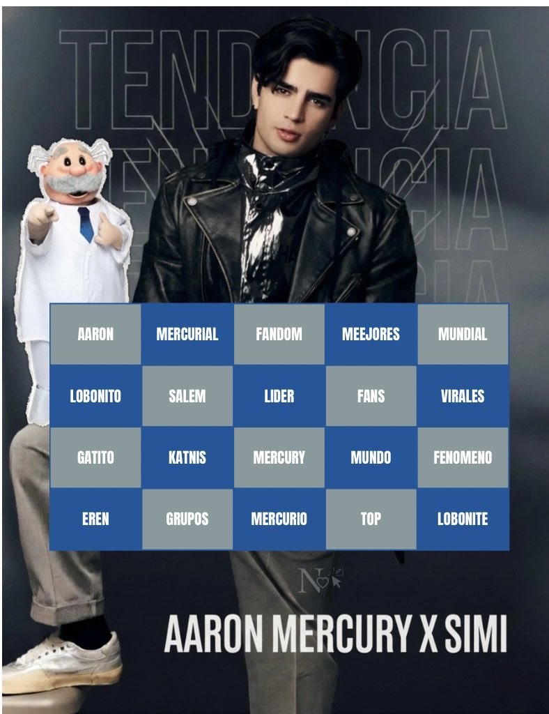 📣💥| ¡TENDENCIA EXPRESS ⚡️

frase: AARON MERCURY X SIMI

#AaronMercury #AARONATION