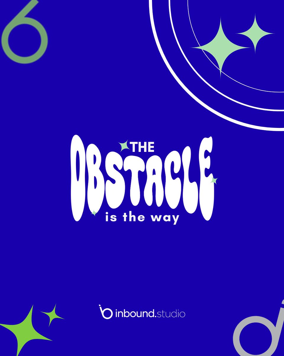 inboundstud_io's tweet photo. And the only way is through the obstacle. 

If you’re willing to confront it, improve it, and lead through it, that obstacle becomes your advantage. 

The difference between stuck founders and scaling founders?
One sees a roadblock. The other sees a roadmap. https://t.co/EJ76gUMrD7