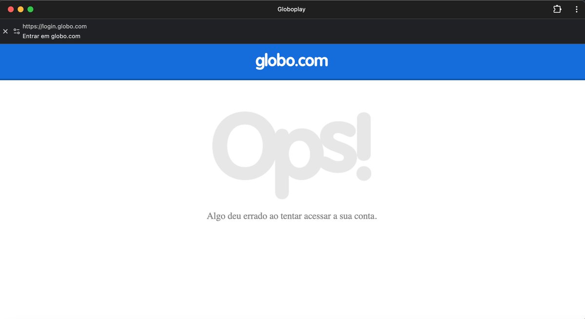 riveroliveira's tweet photo. @globoplay @tvglobo  bora resolver esse login? https://t.co/iV2KK4xbwT