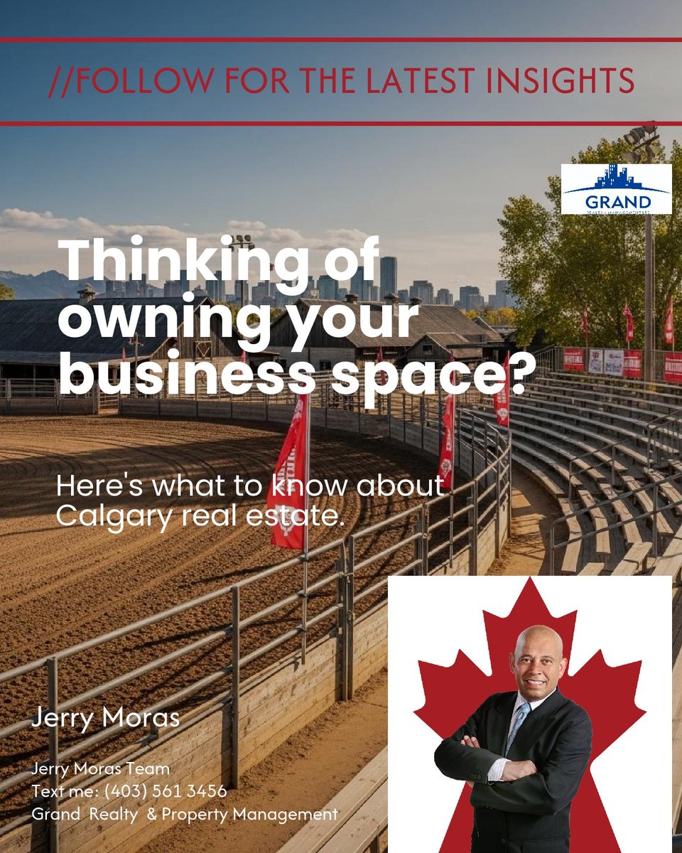 MorasRealty's tweet photo. 🏢 Considering taking the plunge from renting to owning your business space in Calgary? Key tip: Assess location potential, future growth, and budget before signing. 🏙️ What's your main challenge in this transition? DM for a personalized chat! #CalgaryRealEstate https://t.co/pxhUM7iIUs