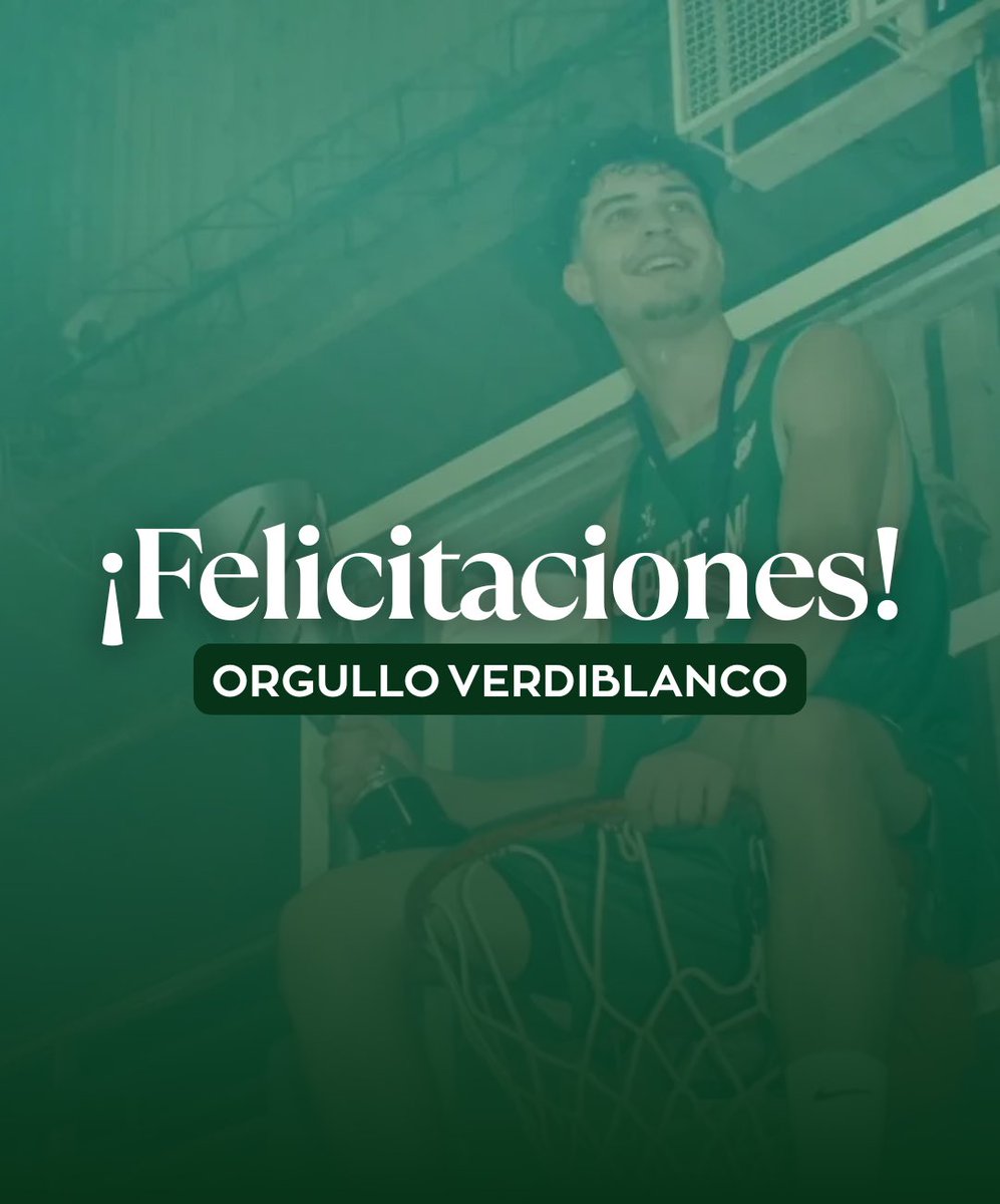 Orgullo verdiblanco 💪🏼

✅ Lucas Pressel, jugador de nuestra institución, fue seleccionado para participar del Campus de Desarrollo con vistas a la AmeriCup U18 junto a otros 16 jugadores del país. 

❇️ Único rosarino y único jugador de un club rosarino. 

¡Felicitaciones, Lucas!