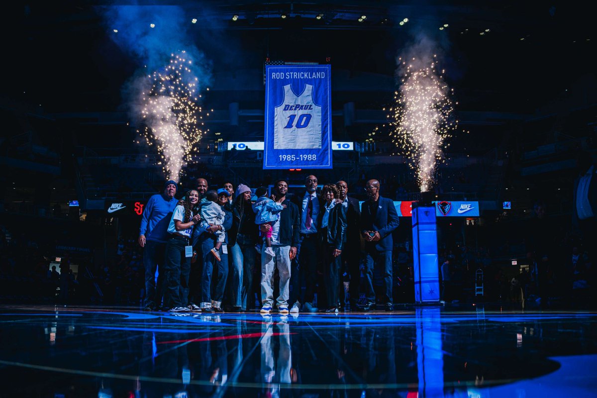 Forever in the rafters. Forever a Blue Demon.

Rod Strickland. 🐐