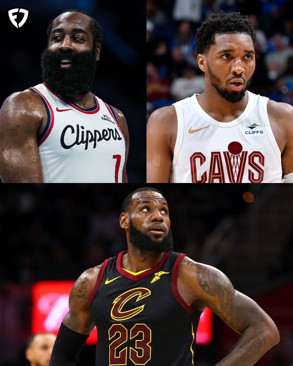 FanDuel's tweet image. We cracked the Cavs master plan 🧐

- Trade for James Harden
- Sign LeBron James in the summer 
- Pair him with James Harden and Donovan Mitchell
- Final title run
- LeBron retires a champion

Save this tweet 📁