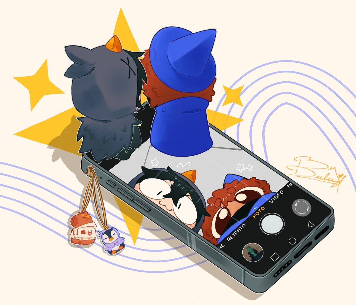 — AUXO &amp; DQUINO 💥
Adoro dibujar a estos dos 😺🧡

#aquinofanart #duxofanart