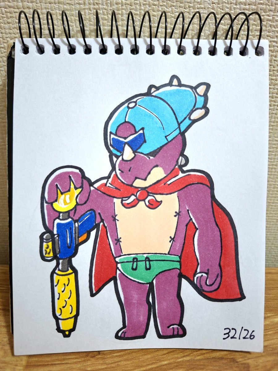 Nunca es tarde para dibujar a Pierce de Brawl Stars.