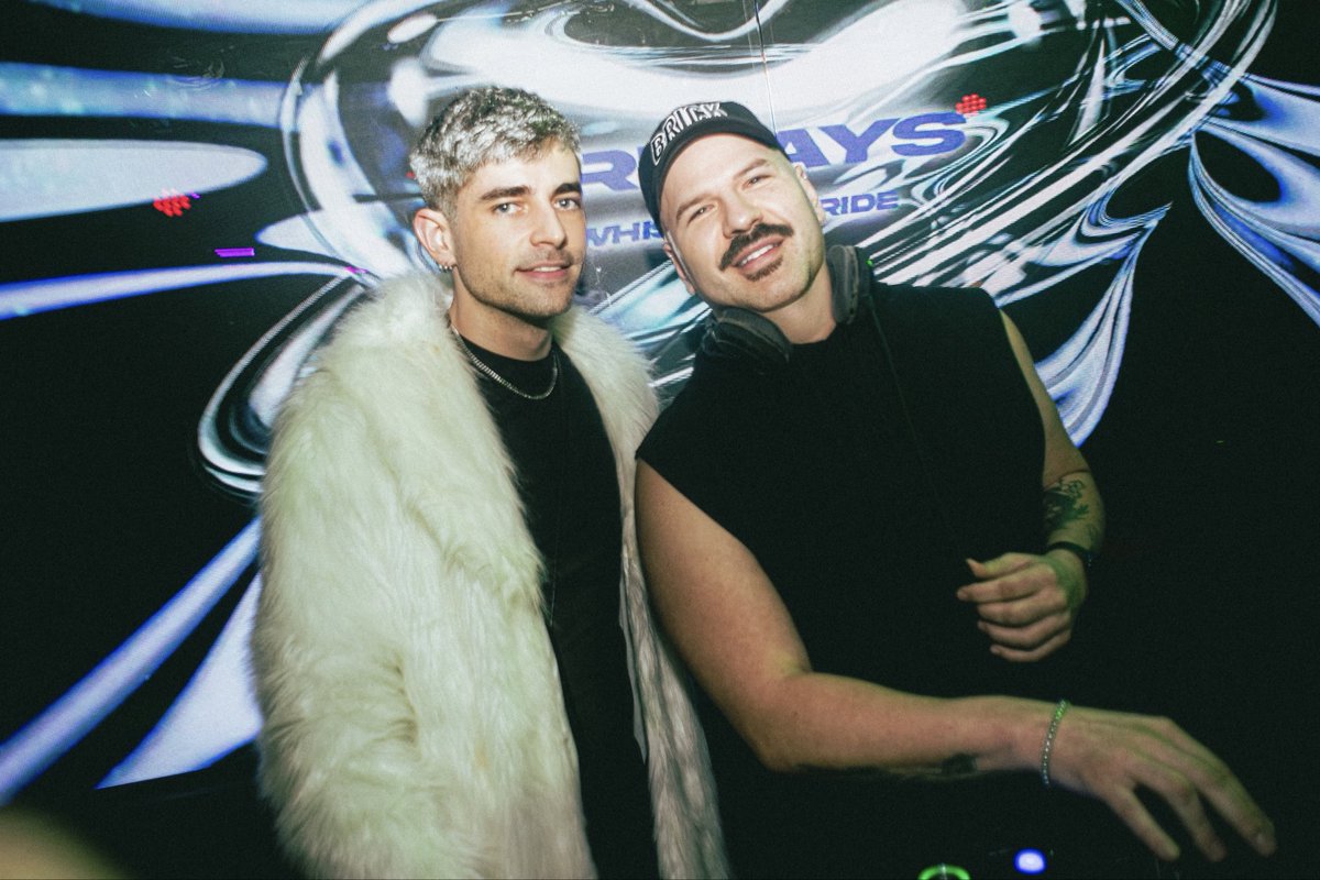Whistler DJ debut! Thank you FriGays! Thank you, Daddy Dooley!