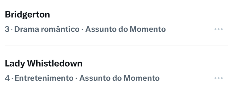 NetflixBrasil's tweet image. Ué, gente? BRIDGERTON SAIU, SIM! 🪁

Os 4 primeiros episódios tão lá já pra quem quiser assistir e a parte 2 chega dia 26.