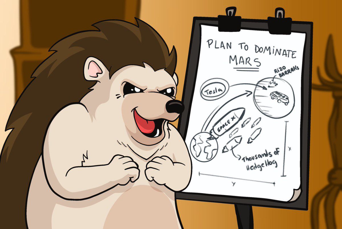 HahaYes, Tesla's Hedgehog Mascot tweet media