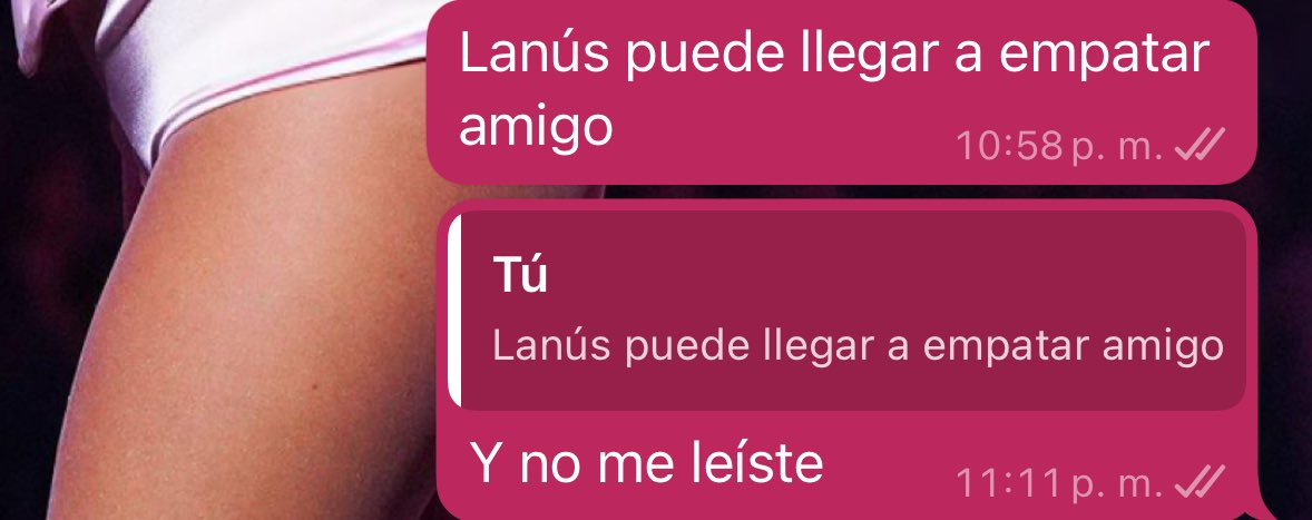 Un amigo hizo una combinada. Yo le avisé.