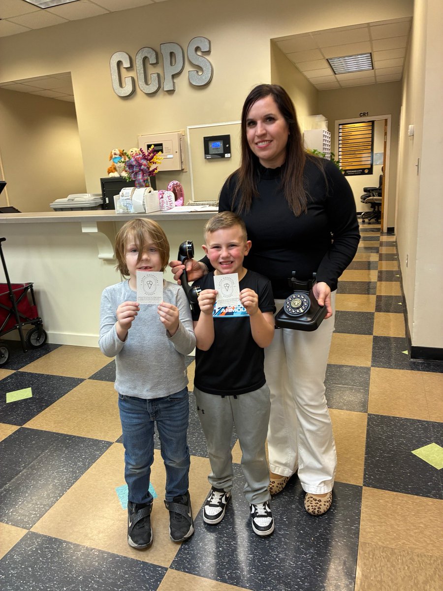 cullmanprimary's tweet photo. More ice cream 🍦 and positive principal phone 📞 calls to celebrate student growth. #BestWe https://t.co/M5VaO2GWvQ