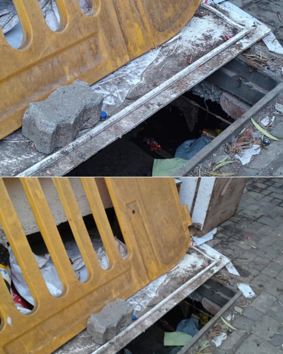 VijayUllal's tweet photo. @mybmcInfra @mybmcwardKW @mybmcwardKW @rohanrathodBJP Sir,location New Fisheries institute road, Along Panchvati CHS wall, in front of Fisheries institute Versova ,this drain cover is off , request SWM to first clean up and then cap to avoid incidents/accidents to pedestrians. https://t.co/TW3Z5ebDdY