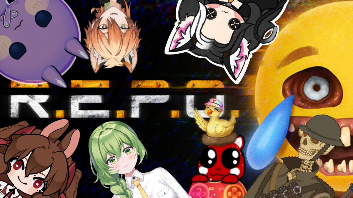 I feel SO GOOD about THAT ghost hunting, that I want some more spooky adventures in R.E.P.O.!
This time with <a href="/Chickamundo/">💛🐥Chick🐥💛</a> , <a href="/YoshioManeki/">Yoshio Maneki ☕️🐱</a> , <a href="/milkypawzttv/">MilkyPawz | Cat/Cow VTuber on Twitch</a> , @CorpseGod___ , <a href="/chocoberrybunny/">Chocoberry Bunny🍫🍓</a> , <a href="/lil_lilyvt/">Lilith 💚</a> , and play_red9500!
twitch.tv/slimyluke