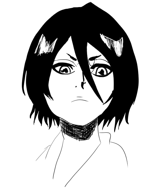 ShamboART's tweet photo. Learning to Draw update:
I have not been lazy i swear, I have been too sick to pick up the pen and its also put me behind on my studies. 
My body needs to LOCK IN so I can LOCK IN and pick up the dang pen again and catch up on schoolwork..

here's rukia btw https://t.co/x4U1iurZAi