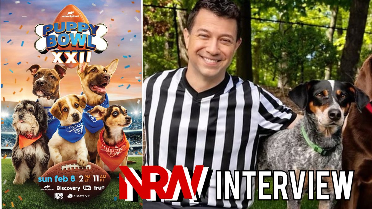 TheNRW's tweet photo. A NRW #INTERVIEW! @TheLegendKuyaP spoke with PUPPY BOWL XXII's Referee, Dan Schachner, The #Rufferee about #PuppyBowl for @TheNRW! Watch &amp; SUBSCRIBE at https://t.co/QL98tEiLIL! LIKE! SHARE! SUBSCRIBE! #danschachner @AnimalPlanet https://t.co/IJQvs1kzeo