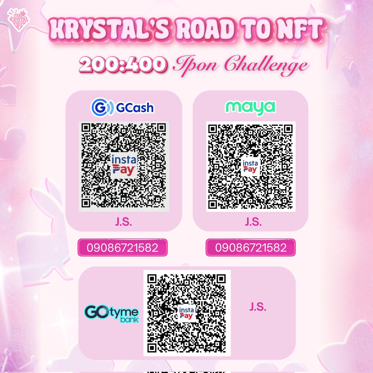 _teamkrystalofc's tweet image. Now for our second stop on this journey: Krystal’s first nomination—and she survived! 🩷

We’re kicking things off with the 200:400 Challenge—our goal is to have 400 Talians donate ₱200 each to help us reach our next destination. If you’re able to donate more, we’ll gladly…