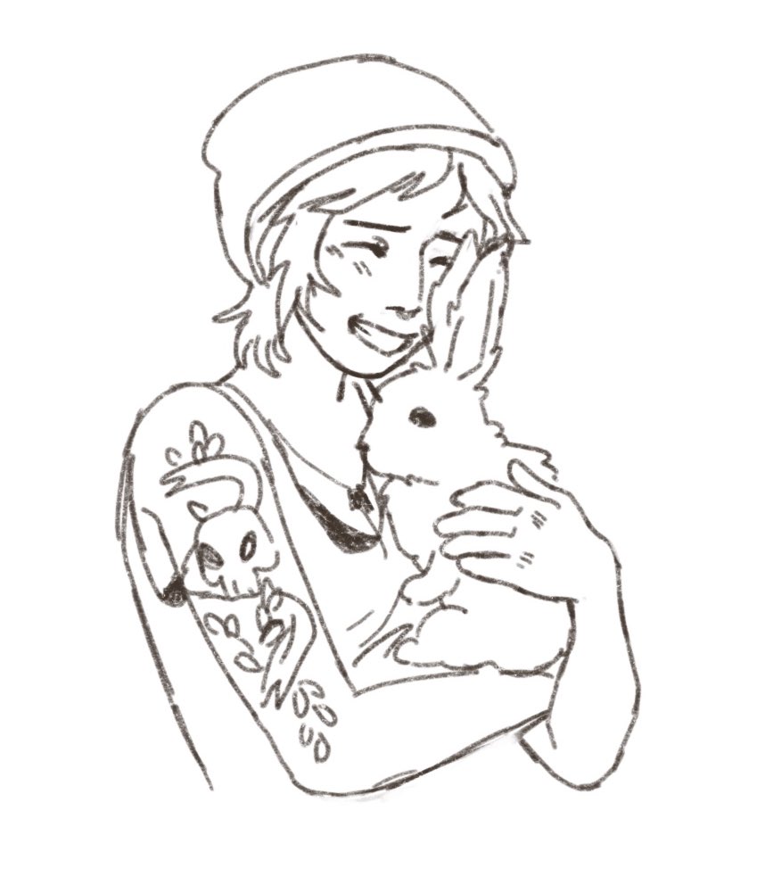 as requested, chloe with kate’s bunny <3  #lifeisstrange #lis #chloeprice