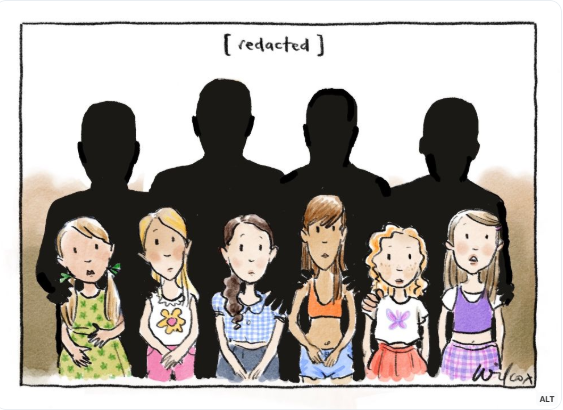 Pretty telling that Cathy Wilcox has become a more effective political commentator with her powerful sketchings than most of her non-cartoonist colleagues who expend thousands more words every week but somehow manage to say very little or gutlessly avoid the issues altogether.