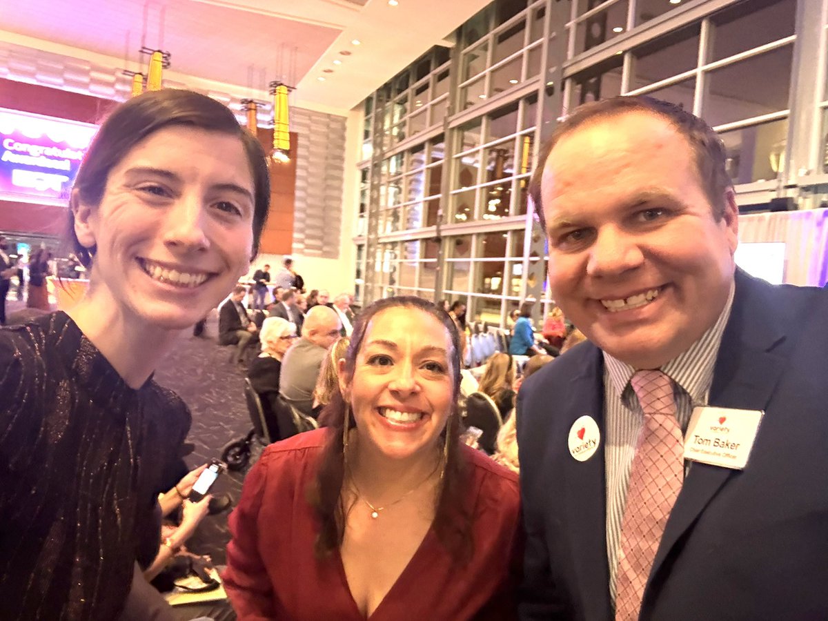 Congratulations to amazing 11 Year Old <a href="/VarietyKids/">Variety the Children's Charity (Tent #1)</a> supporter Lily D’Antonio &amp; the 2026 <a href="/JAWPA/">JA_Western PA</a> 18 Under 18 honorees! Lily raised $4,000 for Variety at the 2nd Annual Childhood Inclusion Pageant. All 18 JA honorees were very inspiring to learn about tonight at Acrisure Stadium! 🏆