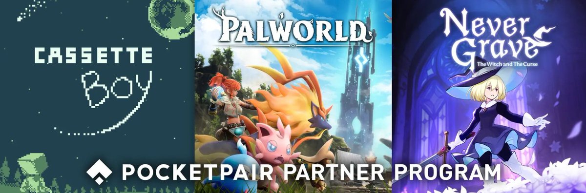 We are now an official PocketPair Creator! #PocketPairCreator <a href="/PocketpairGames/">Pocketpair - Craftopia</a> <a href="/Palworld_EN/">Palworld</a>