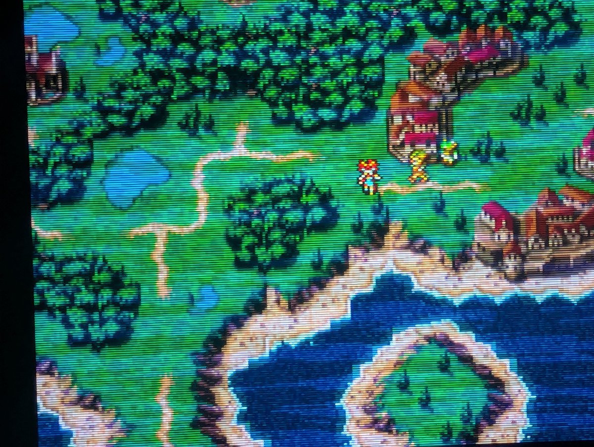 ootmork's tweet photo. I just did a Lets Play for one of my most anticipated games to play ever. I finally get to dive into #ChronoTrigger for the first time. The pixel art/animation and music are so good. This game has such history! #snes #nintendo #squaresoft https://t.co/sRyFcheoJv