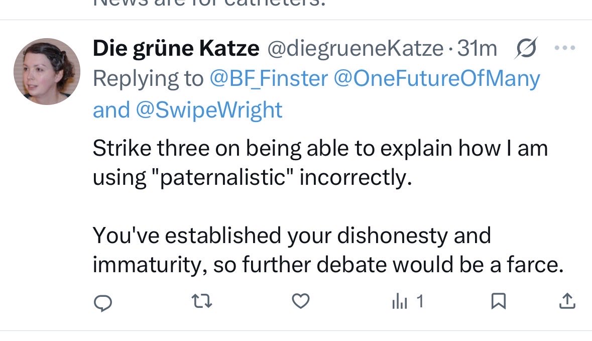 If you ever decide to make a cogent argument, I’ll be glad to respond to it. Unfortunately, what you’ve produced so far is equal parts incoherent nonsense, meaningless blather and ridiculous horse shit.