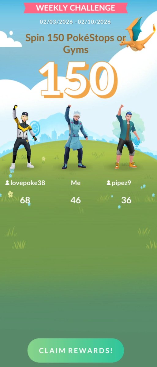 Wow! Thank you <a href="/k9tmWBReRXyOr3T/">らぶぽけ</a> . I got a shiny Tandemaus as the reward from teaming with you and <a href="/MayT90647819/">May T</a> . So happy 😊