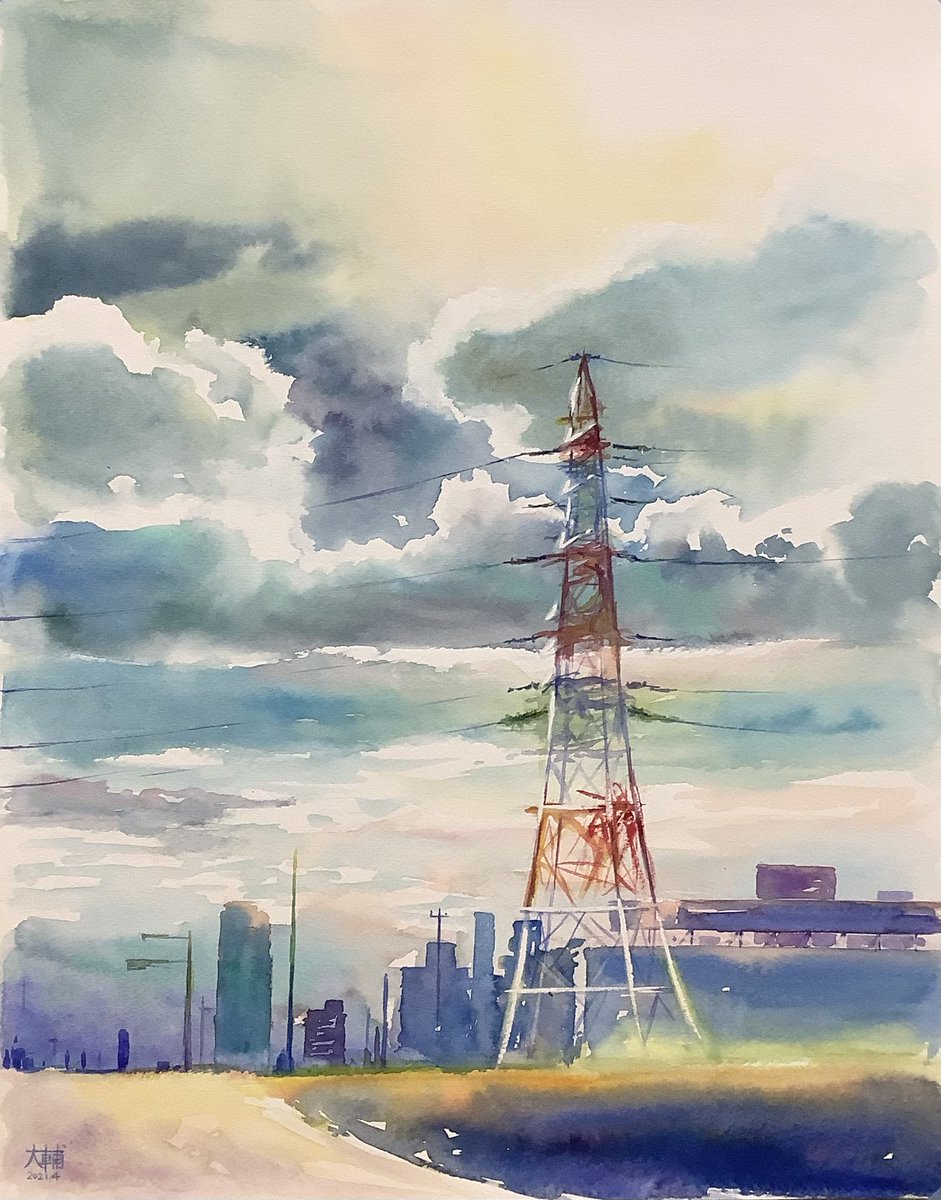 ホワイトワトソンで空を描くのは抜群に難しい。でも次の2つのことを