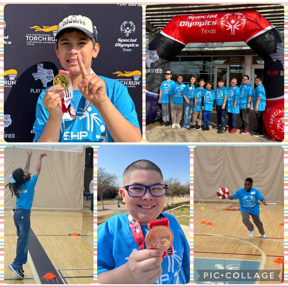 SeminaryHillsFW's tweet photo. Congratulations to our RISE students who participated in the Special Olympics basketball skills event today. All students walked away with medals 🏅 and big smiles! 
It was a reminder that effort, courage and determination deserve to be celebrated. 🏀 💛 💙 🐝
#SHPisthePlacetoBEE https://t.co/kEc0GvegfH
