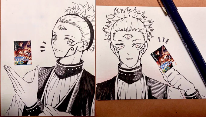 ギリギリ💦
久しぶりにアナログで描いたから手間取った🖋️
記入したらマルクロちゃん出してくる! 