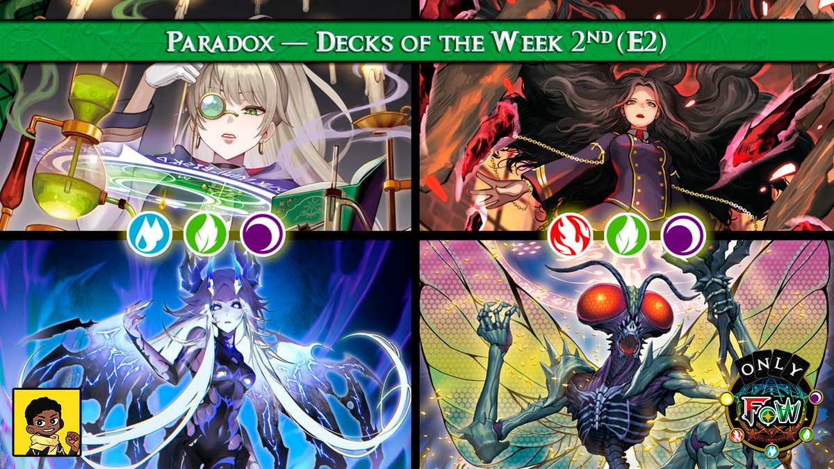 ThraxRed's tweet image. ¡Nuevo artículo de #FowTcg! 
Hoy tenemos nuevos mazos de Paradox, ¡y un anuncio chuísimo de algo que sucede mañana!
Este artículo es exclusivo para patreons. 
Solo en: patreon.com/OnlyFowTcg
Join the Patreon!