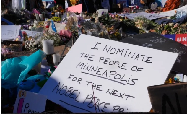 BraizynM's tweet photo. @GavinNewsom Wow isn't that great!! Minneapolis nominated for the 2026 Nobel Peace Prize. Do you think @RealDonaldTrump will be upset about him being overlooked .... again? Thank you for your attention to this matter. https://t.co/kmKhC44IMG