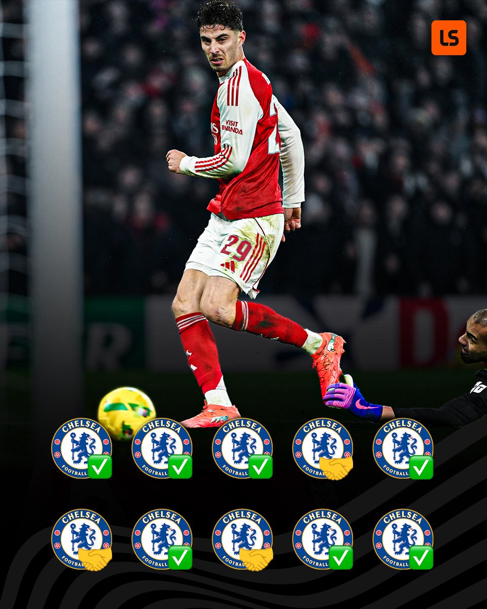 Arsenal are now 🔟 games unbeaten 🆚 Chelsea 😍 

Total ownership from The Gunners over their London rivals 🔥