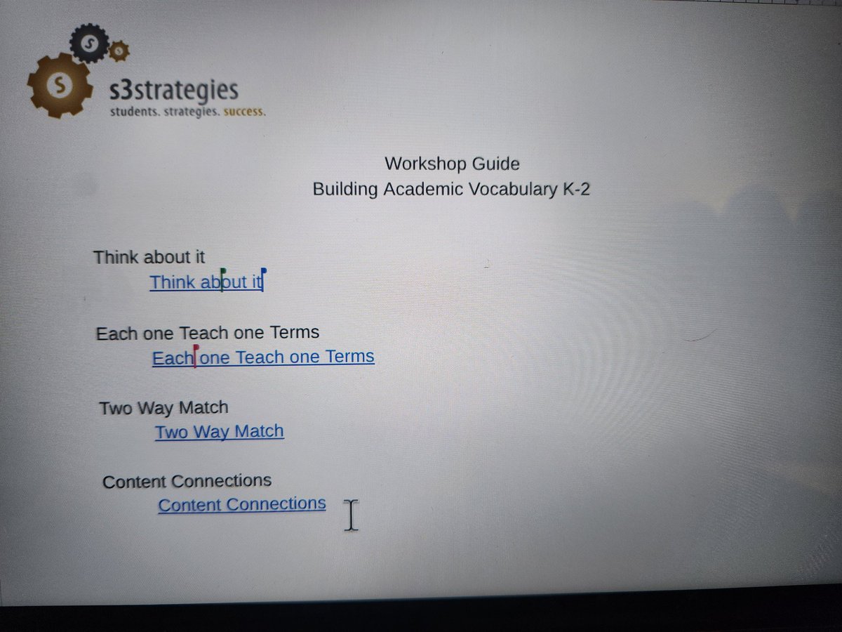 Learning how to help students make meaningful connections through thoughtful vocabulary interactions with <a href="/s3strategies/">🆂3🆂🆃🆁🅰🆃🅴🅶🅸🅴🆂</a>! <a href="/DrJWEvansJr/">Jim Evans Ed.D.</a> <a href="/KEDCGrants/">KEDC Grants</a> <a href="/KedcARTS/">RENAISSANCE Grant</a> <a href="/KingWendy_m/">Wendy King</a> #Arts2KyEd #ListenToYourArt