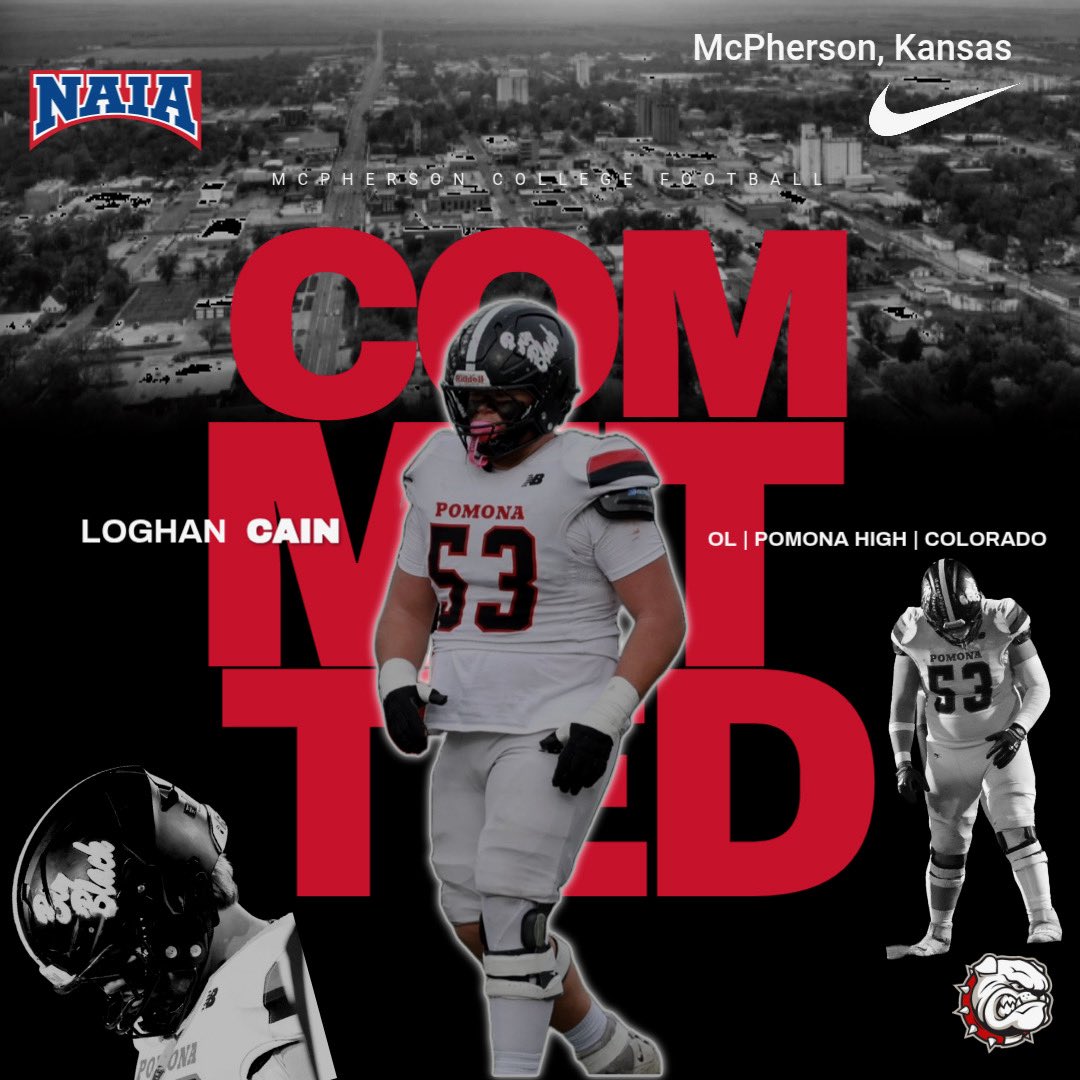 Loghan_Cain's tweet photo. AGTG. After a great conversation with @CoachJFisc i’ve decided to continue my academic and athletic career at McPherson College. I want to thank my parents @christopher.cain.50 @brittani.niccole and @coachjohnson59 for all there support though out my entire career. https://t.co/CToVVznHFY