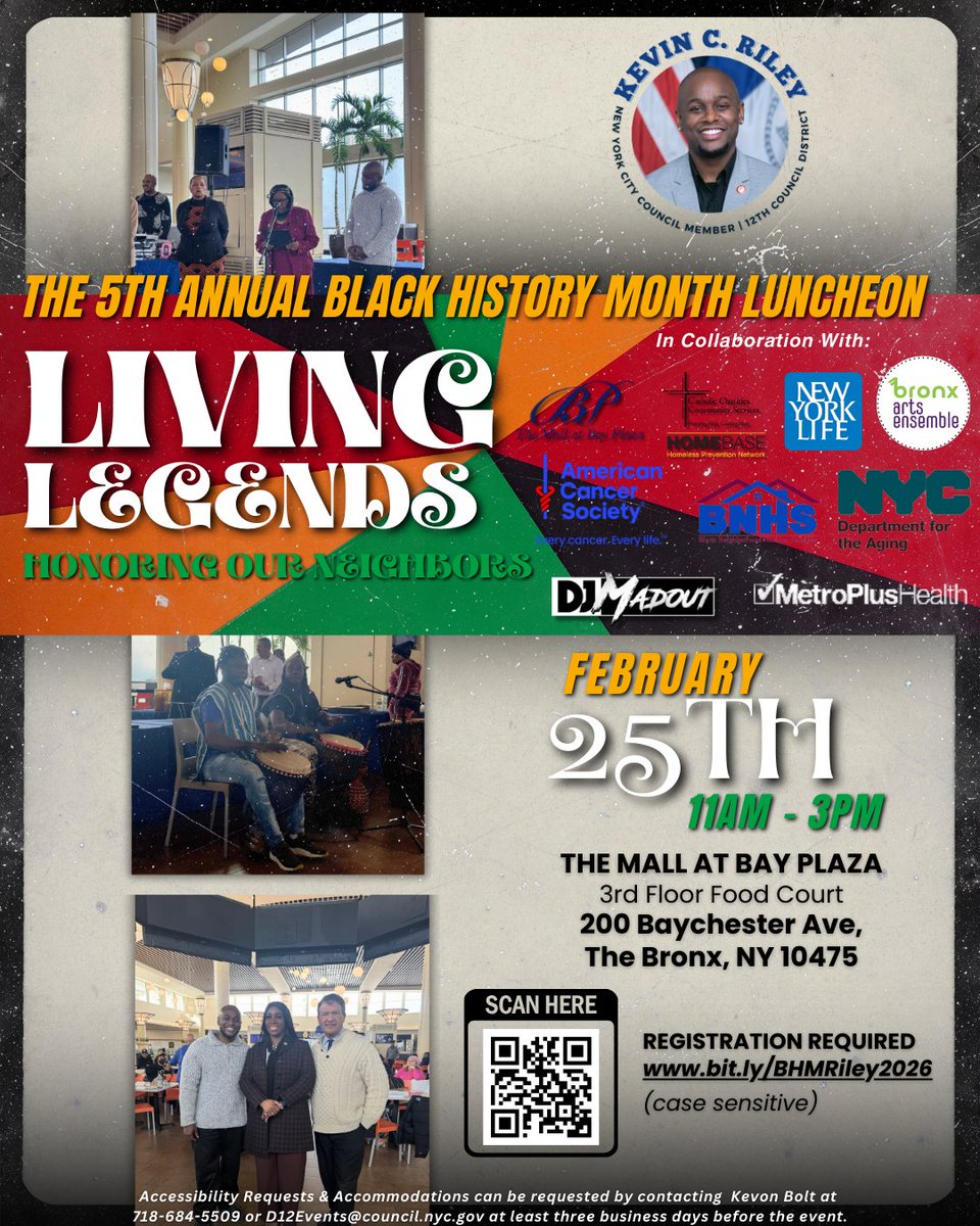 CMKevinCRiley's tweet photo. #TeamRiley February Upcoming Events!
๐Check out flyers for more details
RSVP where required at: https://t.co/xhVM7Ed7XM Questions? Contact our office anytime
Stay connected for upcoming events.
Thank you to all our partners for making these events possible. https://t.co/q2hwcE1XEC