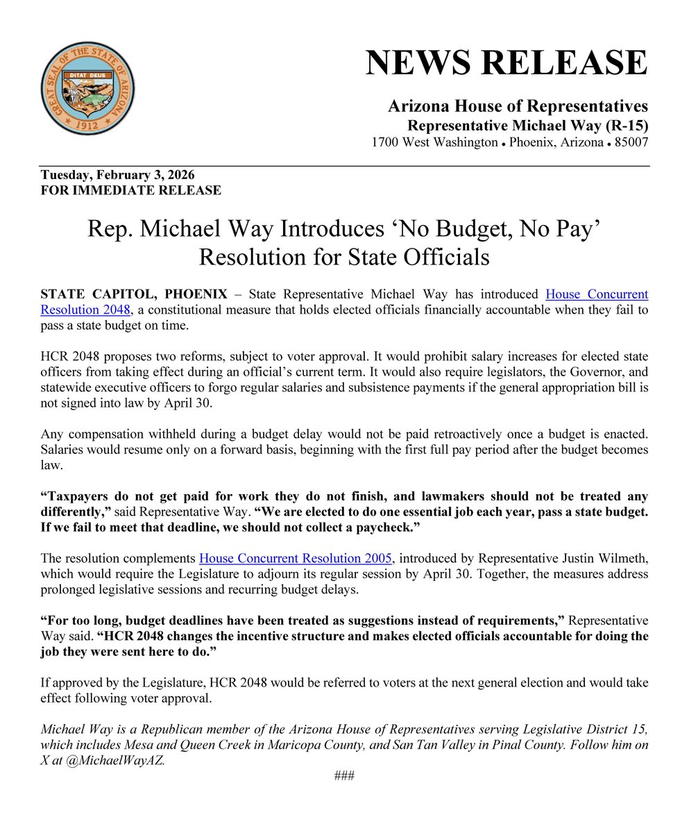 Arizona House Republicans tweet media