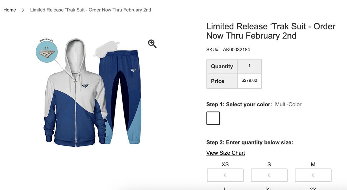 MorningBrew's tweet photo. Why does the $279 @Amtrak Trak Suit actually go hard? https://t.co/u50lDAKewy