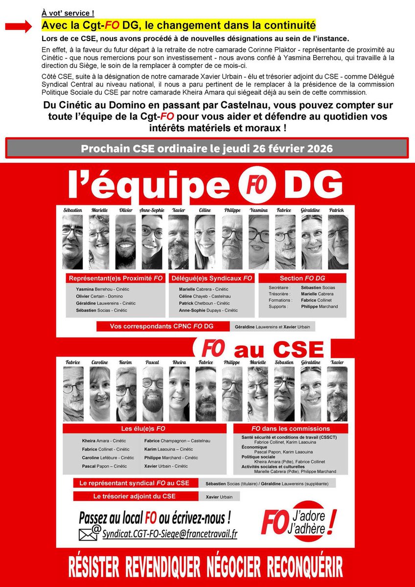 FO France Travail DG tweet media