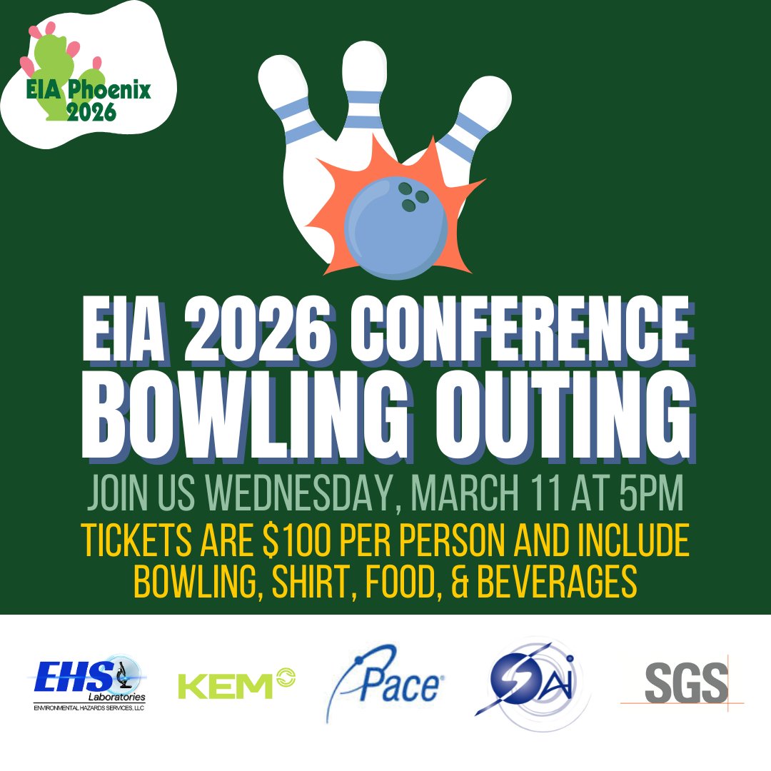 Don't miss out on all the fun! Register for the EIA National Conference &amp; Exhibition AND the bowling outing today: members.eia-usa.org/event-calendar…