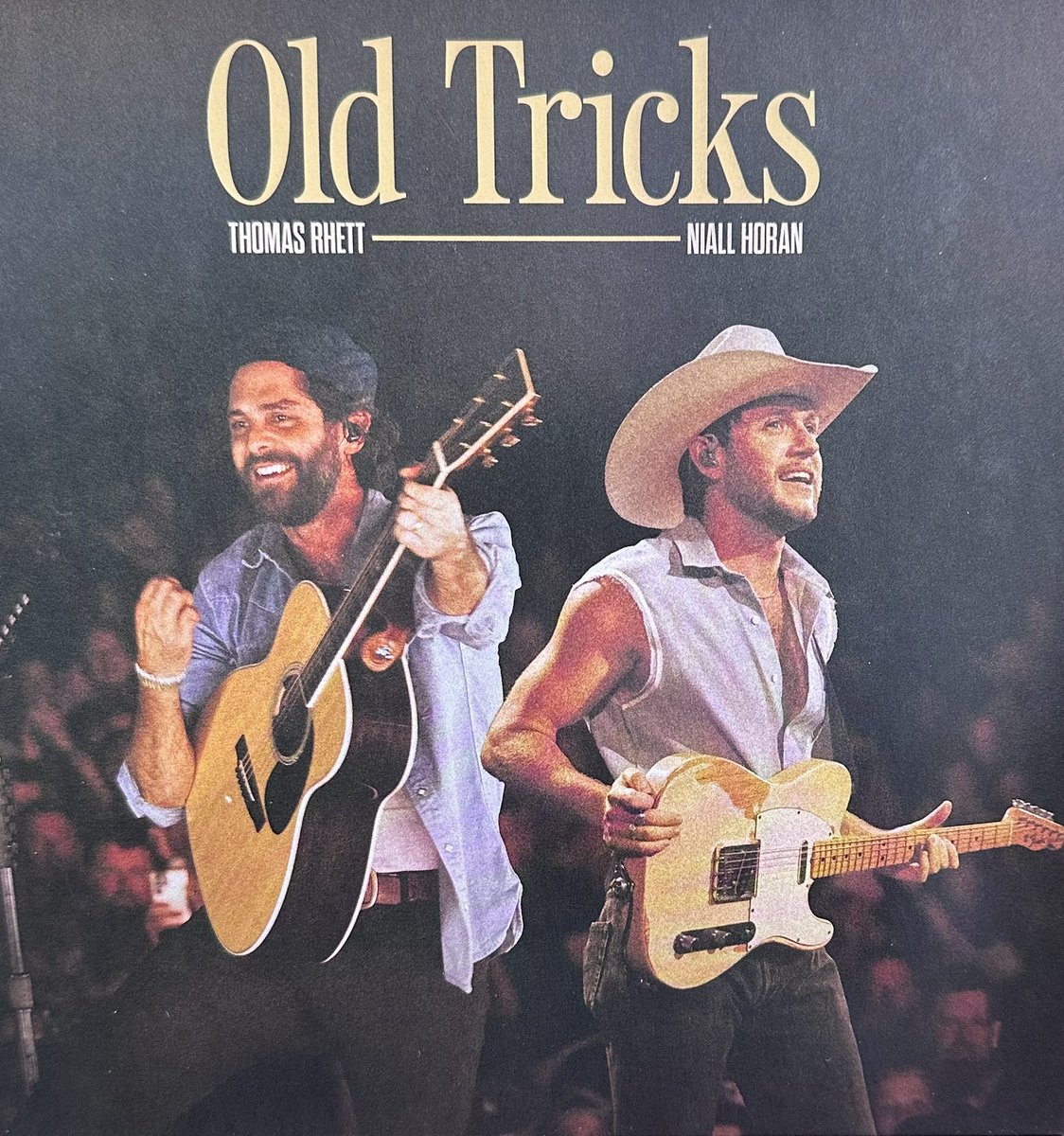 LindaI26's tweet photo. Congratulations to @NiallOfficial and @ThomasRhett on going over 5M streams on Spotify with “Old Tricks” and I got my beautiful vinyl just in time to celebrate!!!! #OldTricks https://t.co/019L1gEr5k