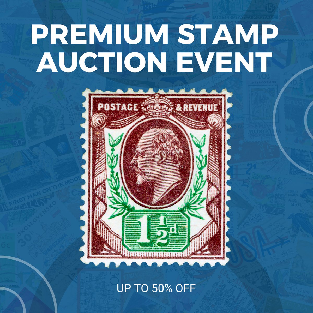🔥 HipStamp Premium Stamp Auction Event

This Event features premium stamps from a wide range of Sellers with a focus on United States and GB. Opening bids are up to 50% off retail prices, offering strong value on quality material.

🔗 Shop the Event:
 hipstamp.com/event/hipstamp…