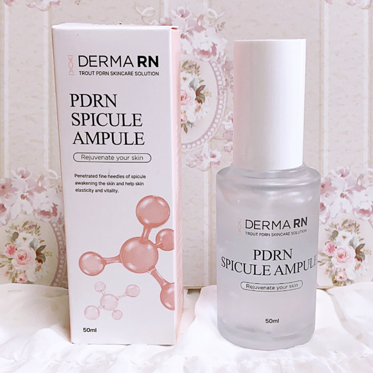 DERMA RN PDRN Spicule Ampule 自宅でサロン級のケア 翌朝の肌の