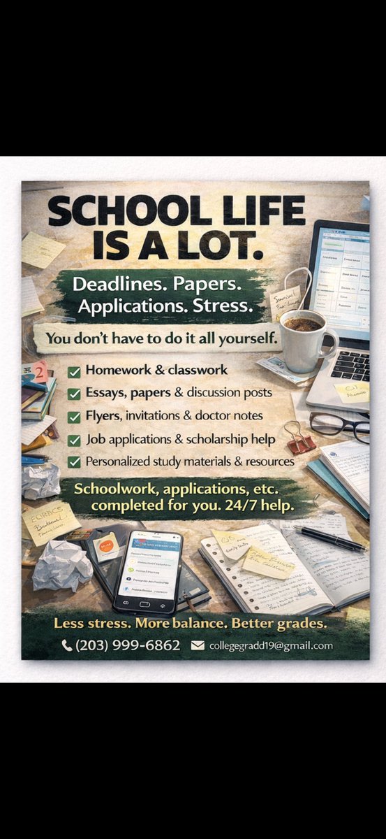 Lymoneybags's tweet image. #LevelUpWithLy 🆙
#HomeworkHelp #homeworkmode #school #collegestudents #tutoring 💕