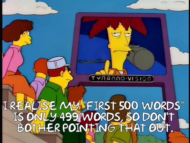 Oh, and before anyone comments...