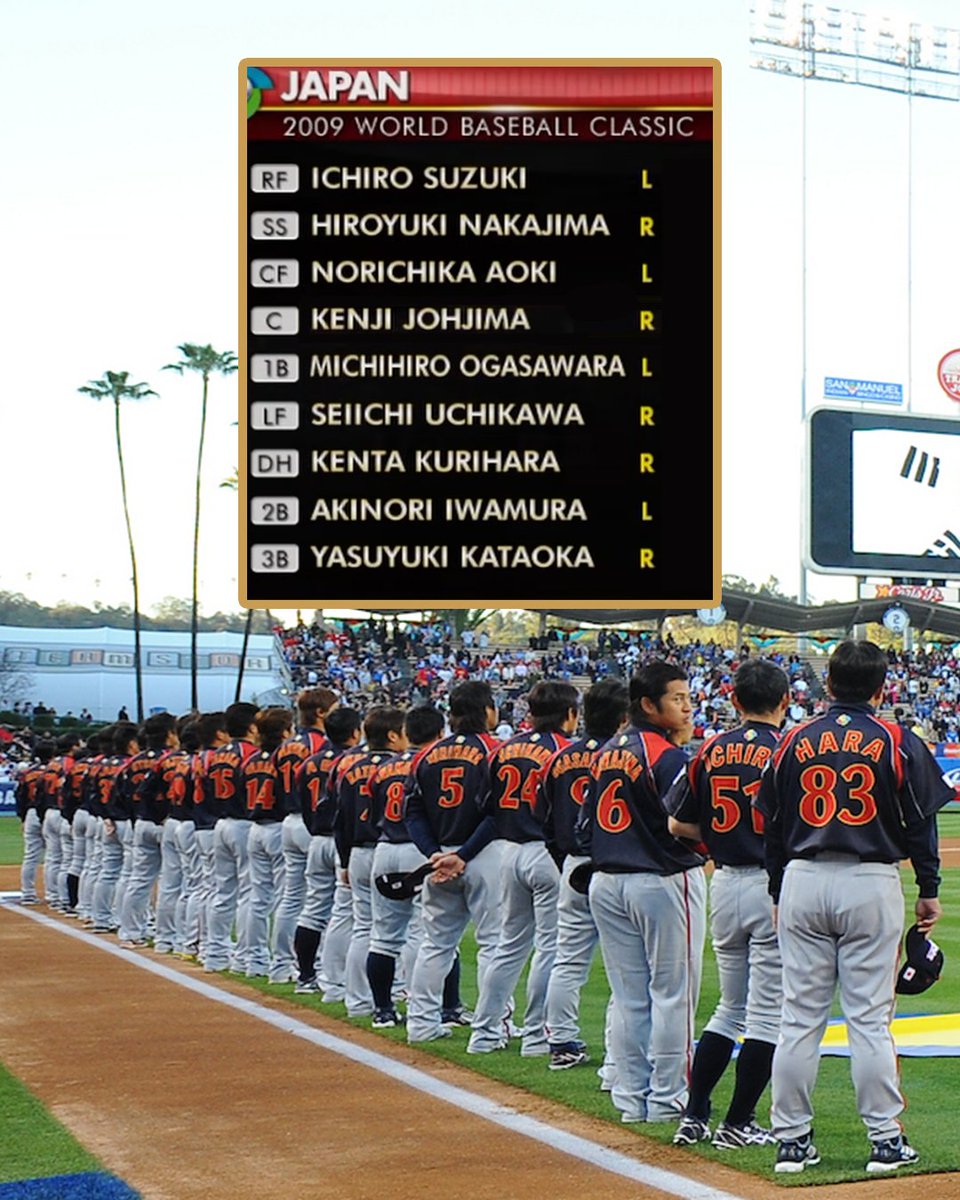 Hall of Famer Ichiro Suzuki led off for Team Japan when it won the