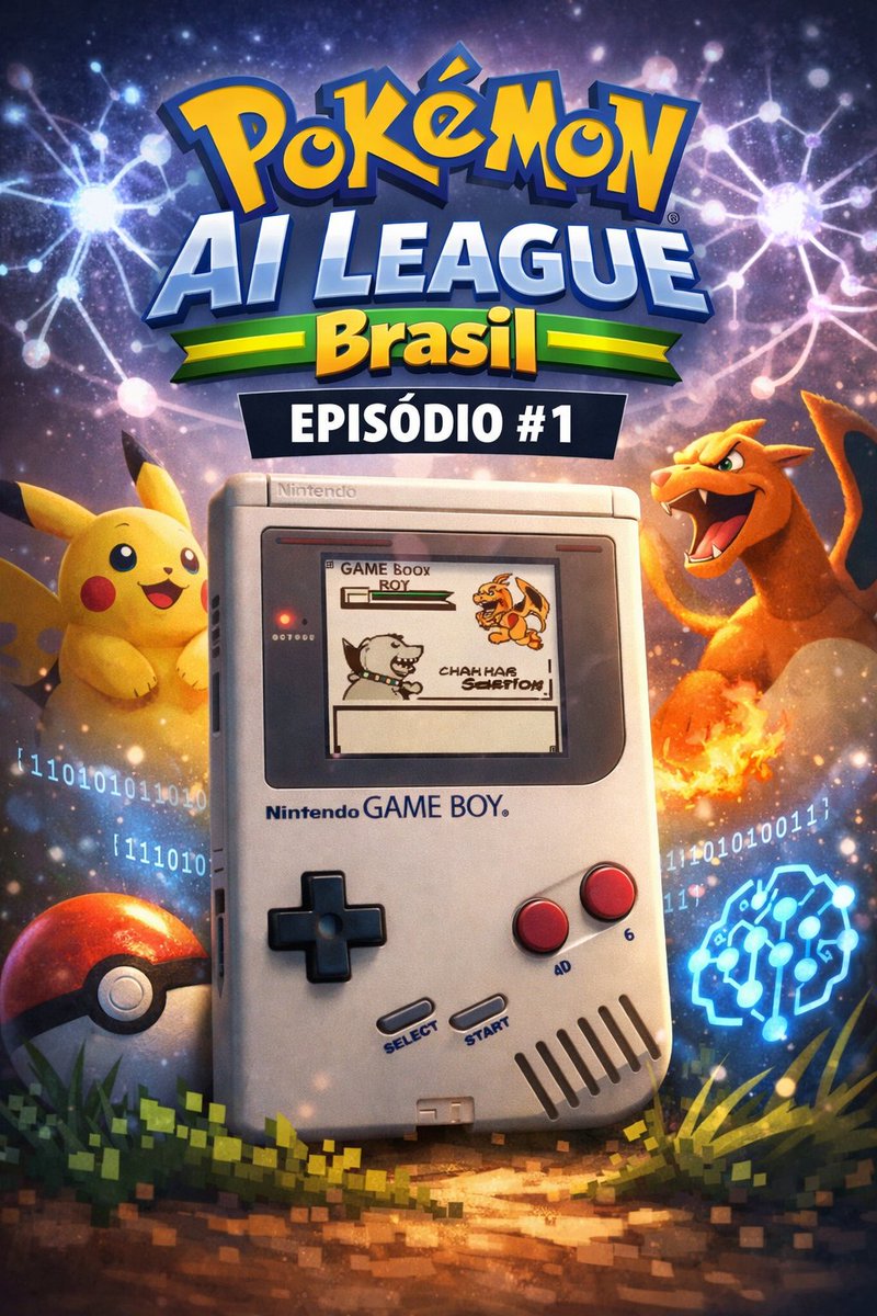 leeaandrob's tweet photo. 🧠 Pokémon AI League Brasil — Episódio #1

Benchmarks tradicionais de LLMs medem texto.
Sistemas reais exigem agência: perceber, decidir e agir em ambientes dinâmicos.
Neste episódio apresento um novo benchmark focado em ação contínua, métricas de execução e confiabilidade operacional.

Versão completa e técnica no LinkedIn 👇

https://t.co/yYshT9eOKj

#aiagents
#ArtificialInteligence 
#llms
#OpenClaw 
#AIResearch