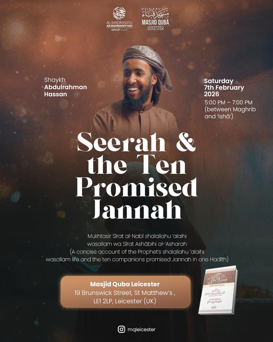Masjid Quba | Quba Islamic Centre | Leicester tweet media