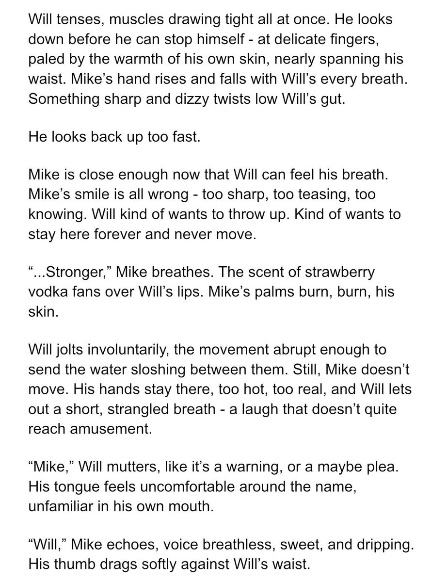 onthatdizzyedge's tweet photo. epilogue #byler snippet that i wrote right after the finale and thought was scandalous… oh u sweet innocent angel https://t.co/X1vtoCsAyg